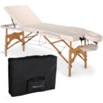 Eden inklapbare massagetafel mat beige Habys