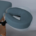 Eden massagetafel 11 standen blauw Habys