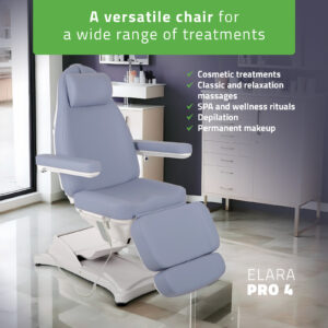 Elara PRO 4 behandelstoel elegant elektrisch paars Habys