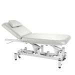 Elektrische massagetafel 2-delig wit DD Wellness