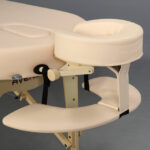 Elza inklapbare massagetafel afgeronde hoeken beige Habys