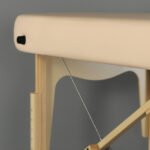 Elza inklapbare massagetafel afgeronde hoeken beige Habys