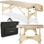 Espirit inklapbare massagetafel 70 cm beige Habys