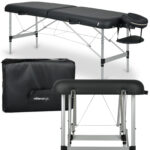 Estetic Dark inklapbare massagetafel 65 cm zwart Habys