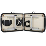 Estetic Dark inklapbare massagetafel 65 cm zwart Habys