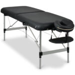 Estetic Dark inklapbare massagetafel 65 cm zwart Habys