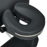 Estetic Dark inklapbare massagetafel 65 cm zwart Habys