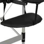 Estetic Dark inklapbare massagetafel 65 cm zwart Habys