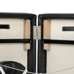 Estetic inklapbare massagetafel elegant memory foam zwart Habys