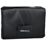 Estetic inklapbare massagetafel elegant memory foam zwart Habys