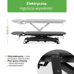 Evero Cross X4 behandeltafel elektrisch 4-delig grijs Habys