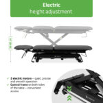 Evero Cross X5 elektrische behandeltafel ERGO 5-delig grijs Habys