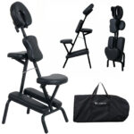 Flexo massagestoel licht zwart Habys