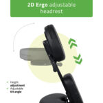 Flexo massagestoel licht zwart Habys