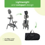 Flexo massagestoel lichtgewicht grijs Habys