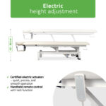 Fortis 1 behandeltafel elektrisch verstelbaar beige Habys