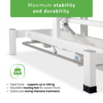 Fortis 2 behandeltafel elektrisch lichtgrijs Habys