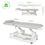 Fortis 2 behandeltafel elektrisch lichtgrijs Habys