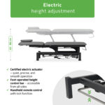 Fortis 2 behandeltafel elektrisch voetbediening grijs Habys