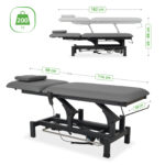 Fortis 2 behandeltafel elektrisch voetbediening grijs Habys