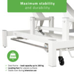 Fortis 2 ERGO behandeltafel elektrisch lichtgrijs Habys