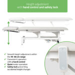 Fortis 2 ERGO behandeltafel handbediening lichtgrijs Habys