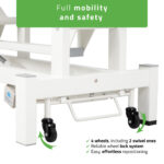 Fortis 2 ERGO behandeltafel handbediening lichtgrijs Habys