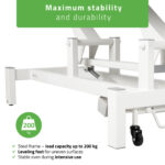 Fortis 2 ERGO behandeltafel handbediening lichtgrijs Habys
