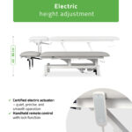 Fortis 4 ERGO behandeltafel elektrisch lichtgrijs Habys