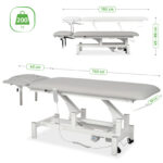 Fortis 4 ERGO behandeltafel elektrisch lichtgrijs Habys