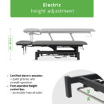 Fortis 4 Ergo behandeltafel hoogteverstelling grijs Habys