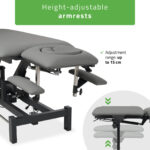Fortis 4 Ergo behandeltafel hoogteverstelling grijs Habys
