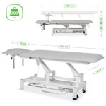 Fortis 4 ERGO behandeltafel voetbediening lichtgrijs Habys