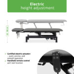 Fortis 4 ERGO elektrisch verstelbare behandeltafel grijs Habys