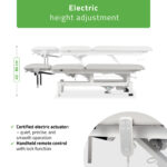 Fortis 5 ERGO behandeltafel elektrisch lichtgrijs Habys