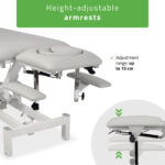 Fortis 5 ERGO behandeltafel elektrisch lichtgrijs Habys