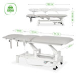 Fortis 5 ERGO behandeltafel elektrisch lichtgrijs Habys