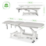 Fortis 5 ERGO behandeltafel voetbediening lichtgrijs Habys