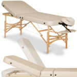 Gallo Plus inklapbare massagetafel 76 cm beige Habys