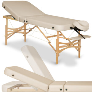 Gallo Plus inklapbare massagetafel 76 cm beige Habys