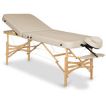 Gallo Plus inklapbare massagetafel 76 cm beige Habys