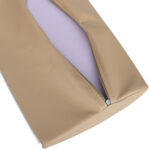 Halfronde bolster 40x25x5 cm soft touch beige Habys