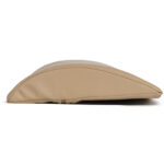 Halfronde bolster 40x25x5 cm soft touch beige Habys