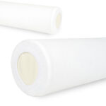 Hoes met elastiek 15 x 60 cm wit Habys