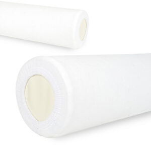Hoes met elastiek 15 x 60 cm wit Habys