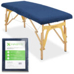 Hoeslaken 60x165 cm elastische rand donkerblauw Habys