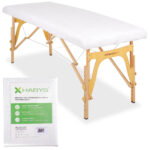 Hoeslaken badstof 60x165 cm wit Habys