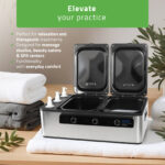 Hot stone verwarmer multifunctioneel roestvrij staal Habys
