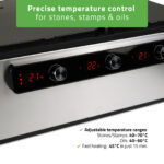 Hot stone verwarmer multifunctioneel roestvrij staal Habys