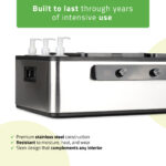 Hot stone verwarmer multifunctioneel roestvrij staal Habys